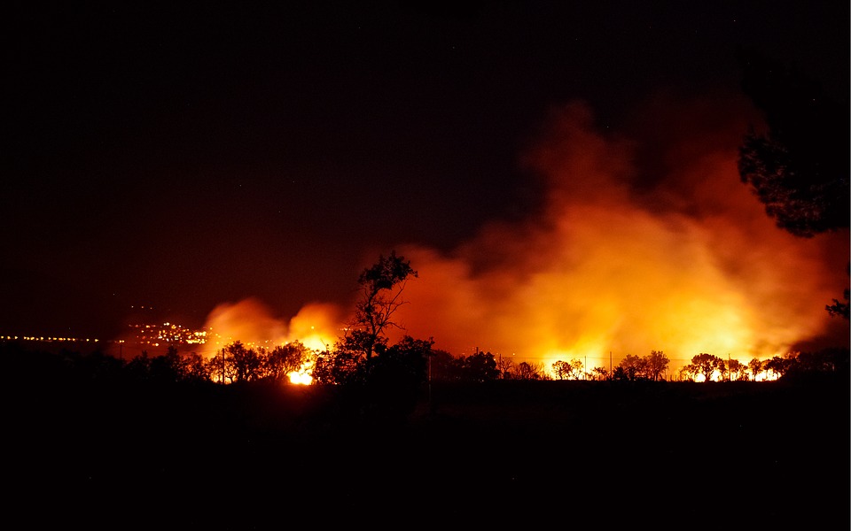 California incendi