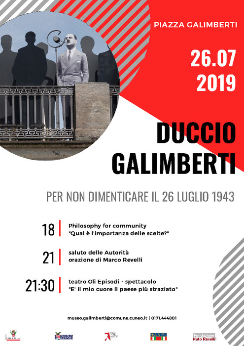Piazza Galiberti: un evento in ricordo di Duccio Galimberti