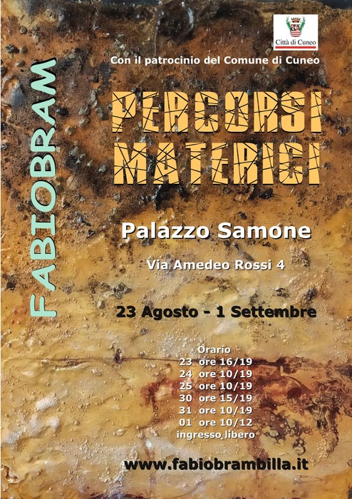 “Percorsi Materici” la mostra fino al 1 settembre