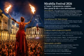 Mirabilia Festival 2026 a Cuneo: il programma completo. Dieci giorni di arte e circo internazionale